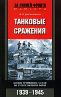 Танковые сражения Боевое применение танков во Второй мировой войне 1939-1945 артикул 7863d.